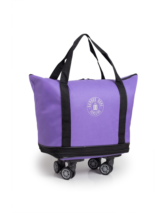 İki Körüklü Demonte Sessiz Tekerlekli Valiz/Çanta/Bavul