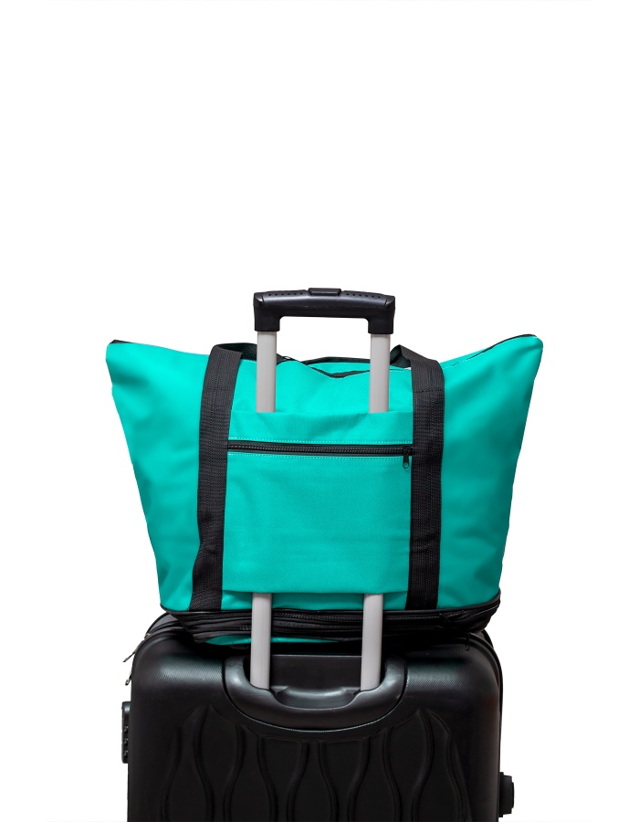 İki Körüklü Demonte Sessiz Tekerlekli Valiz/Çanta/Bavul