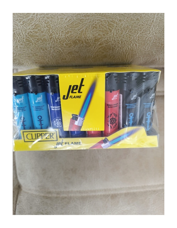 çaycup JET FLAME ÇAKMAK 48 ADET KARIŞIK RENK DESENLİDİR