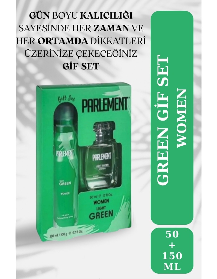 Parlement Green 150 ml Deodarant Hediyeli Gift Set
