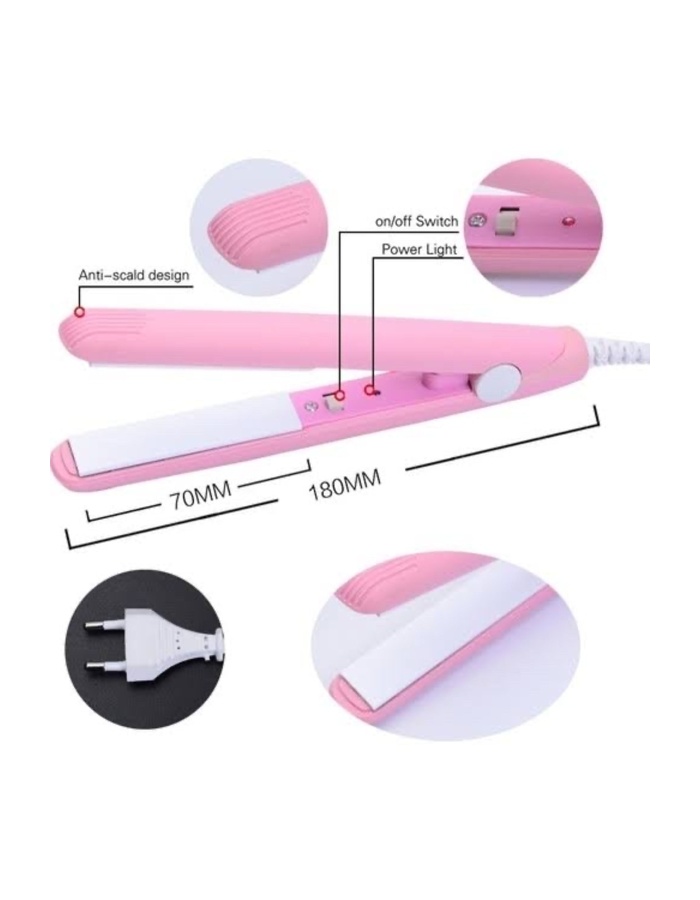 Mini seyahat tipi saç düzleştirici