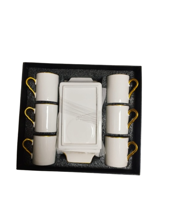 Kahve Fincanı Takımı - 12 Parça 6 Kişilik Lüks Fincan Takımı