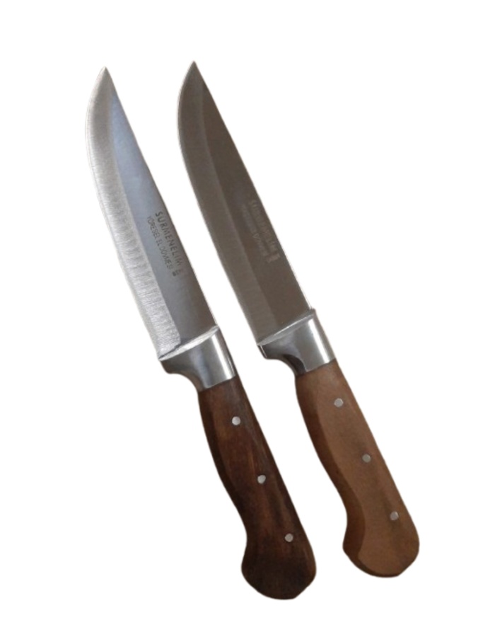 SÜRMENELİM EL DÖVMESİ EXTRA KESKİN KASAP BIÇAĞI 14,5 CM 2 ADET