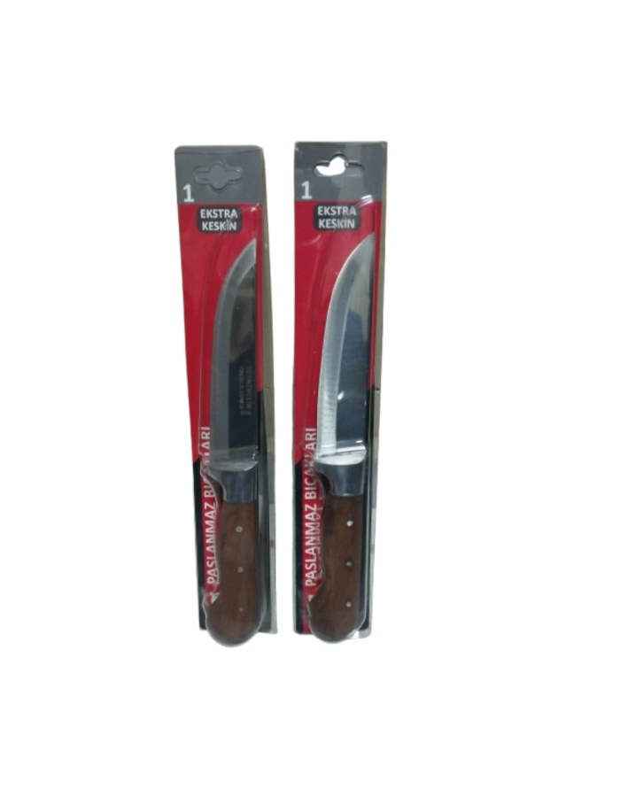 SÜRMENELİM EL DÖVMESİ EXTRA KESKİN KASAP BIÇAĞI 14,5 CM 2 ADET