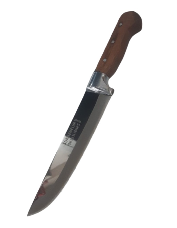 SÜRMENELİM EL DÖVMESİ EXTRA KESKİN KASAP BIÇAĞI 18 CM