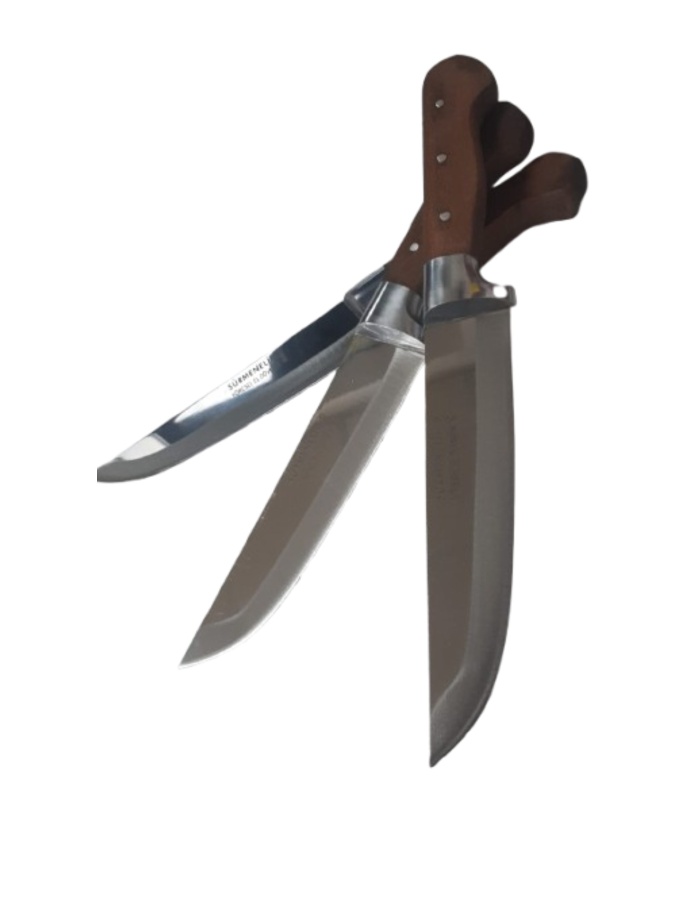 SÜRMENELİM EL DÖVMESİ EXTRA KESKİN KASAP BIÇAĞI 18 CM 2 ADET