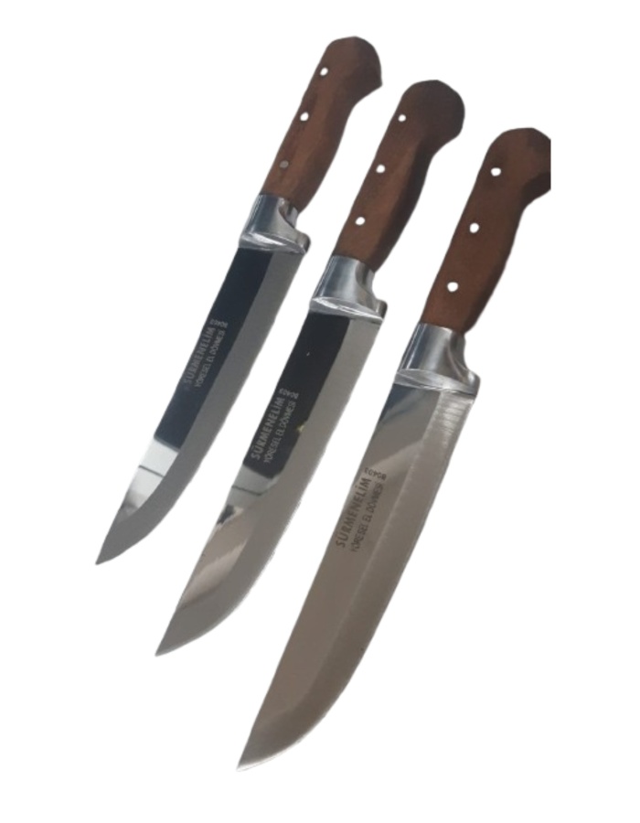 SÜRMENELİM EL DÖVMESİ EXTRA KESKİN KASAP BIÇAĞI 18 CM 2 ADET