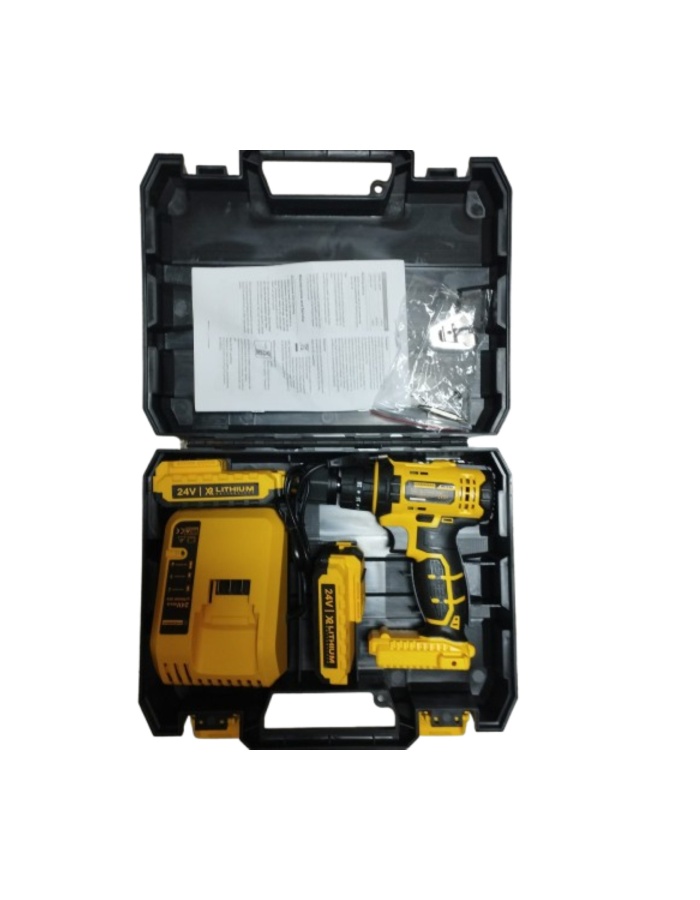 Şarjlı Matkap 24V 5A Çift Batarya Güçlü ve Pratik Kullanım