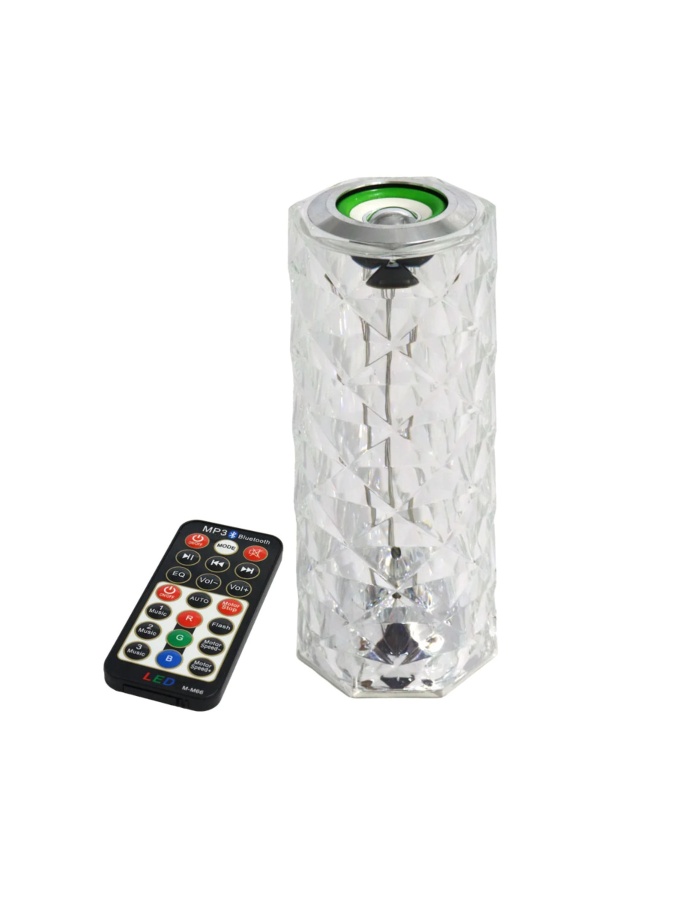 LED Bluetooth Hoparlör Uzaktan Kumandalı Kristal Lamba