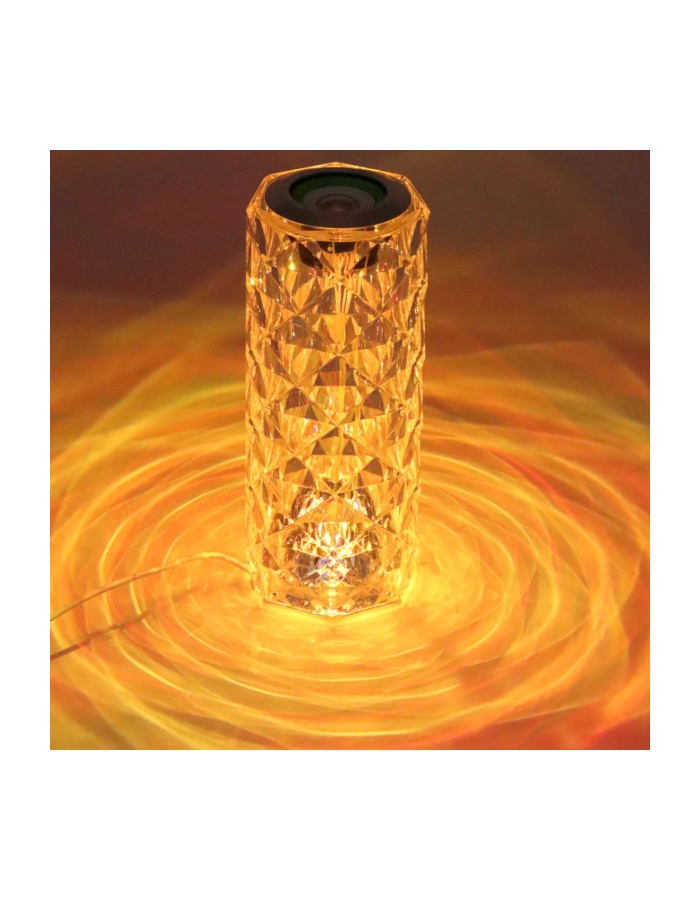 LED Bluetooth Hoparlör Uzaktan Kumandalı Kristal Lamba