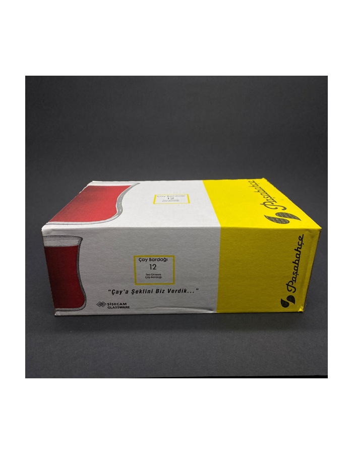 PAŞABAHÇE ÇAY BARDAK 42011 SADE - 12Lİ PAKET - PAŞABAHÇE KAHVECİ ÇAY BARDAĞI