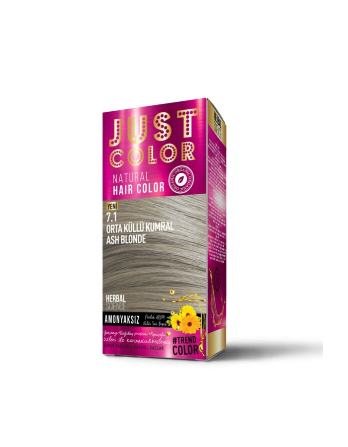 Herbal Scıence Organik Amonyaksız Saç Boyası Orta Küllü Kumral 7.1
