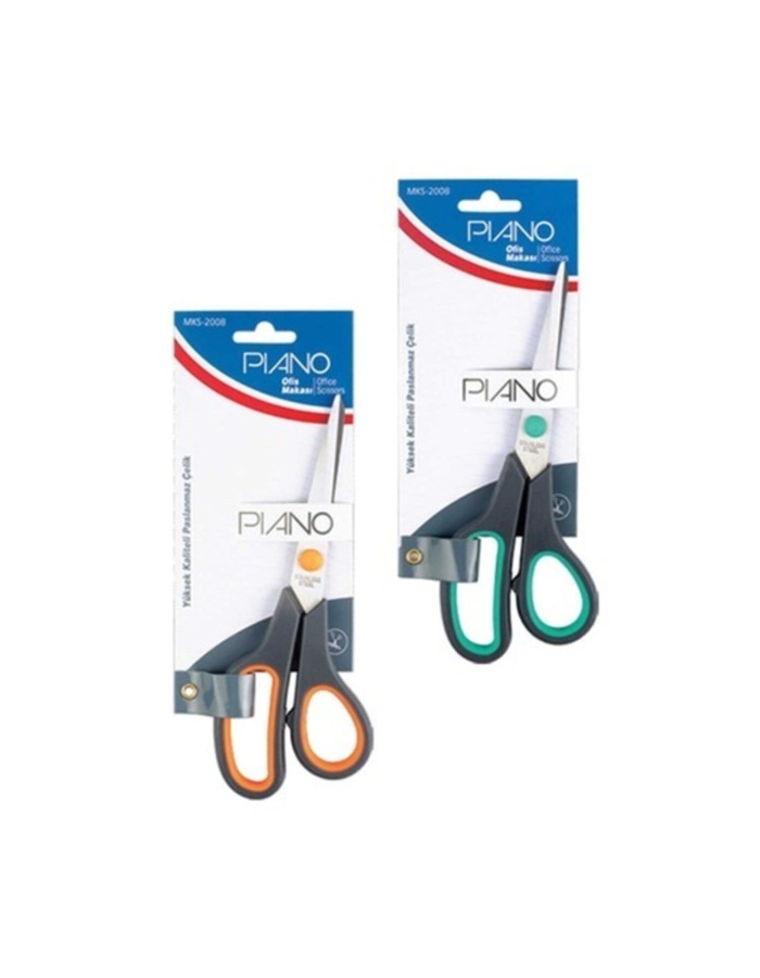 **(1ADET)** Pıano Mks-2008 Ofis Makası Orta Boy Bx12| Yılbaşı