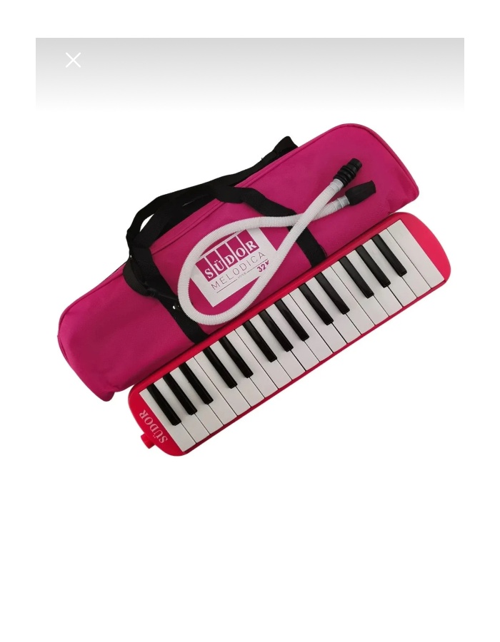 sürdor melodika 32k tuşlu melodika bez çantalı pembe renk