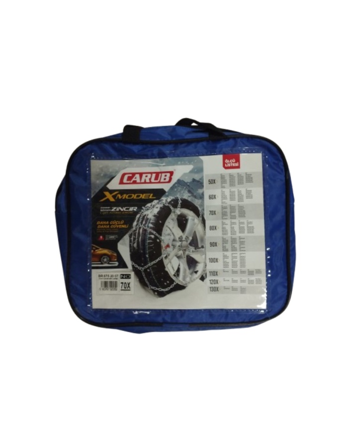 12MM BİR ÇİFT LASTİK ZİNCİRİ 70X