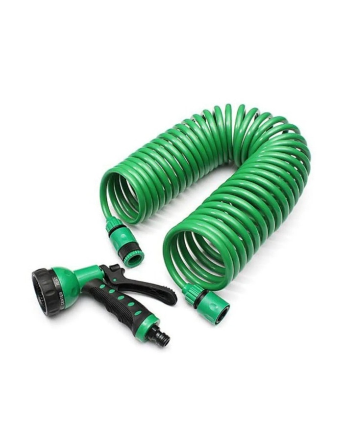 MEŞEM BAHÇE SULAMA HORTUM VE 8 FONKSİYON TABANCA EVA SETİ 15 METRE  (KOD: 963)