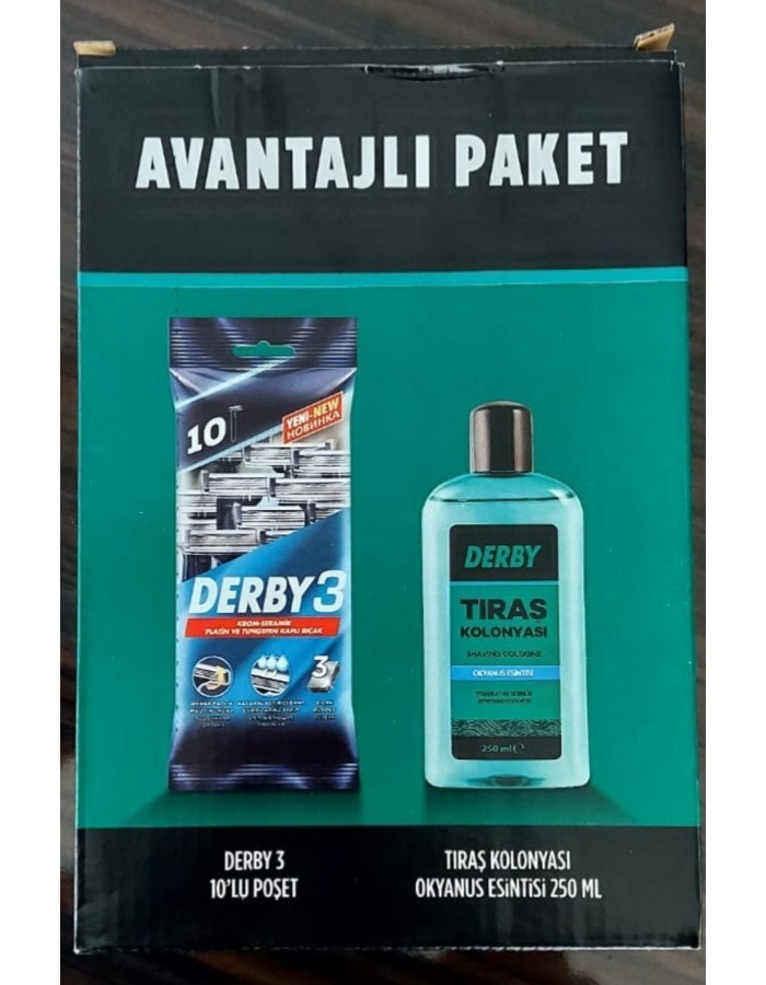 DERBY AVANTAJLI PAKET (KOLONYA+DERBY-3 10LU)*6
