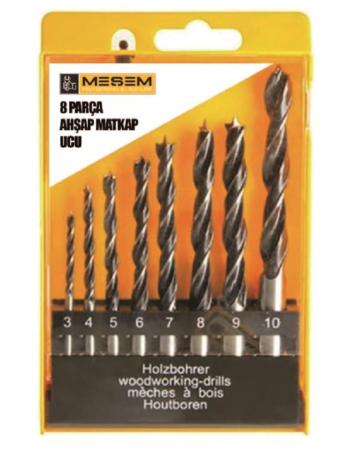 MEŞEM 1437 8 PARÇA AHŞAP UÇ SETİ