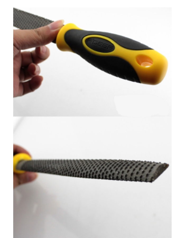 Ağaç Törpü Saplı Balık Sırtı 12 MM 40 CM