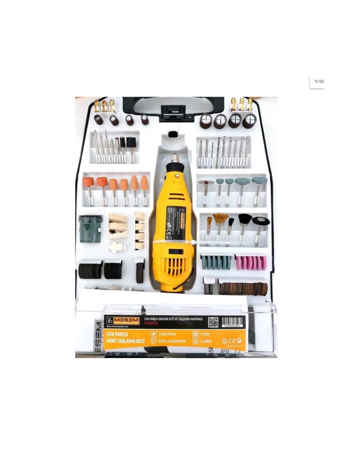MEŞEM-927 234 PARÇA GRAVÜR SETİ VE TAŞLAMA MAKİNASI