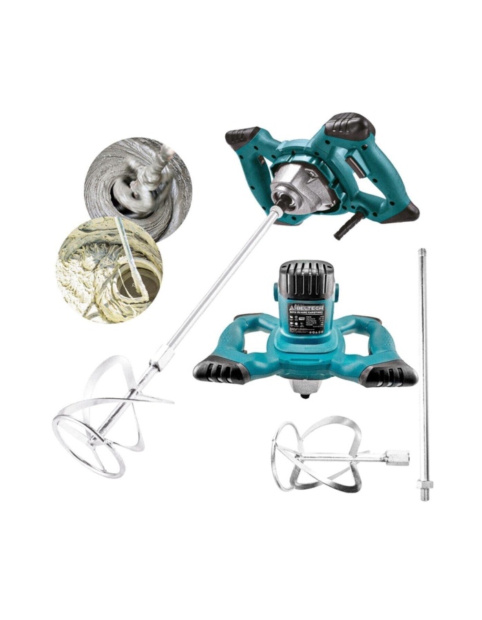 Profesyonel Ibeltech 1400 Watt 120mm Boya ve Harç Karıştırıcı Mikser