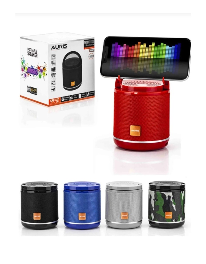 Auris Ars-sp9 Küçük Taşinabilir Radyolu Bluetooth Hoparlör Tüm Renk Stoklarla