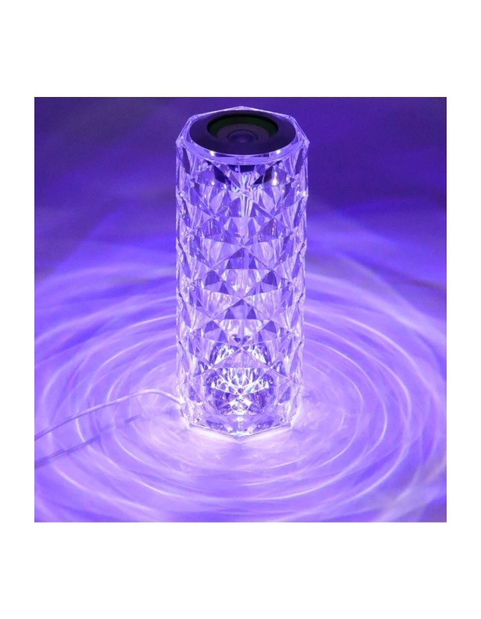 Bluetooth Ve Led Baglantılı Kristal Dekoratif Masa Lambası