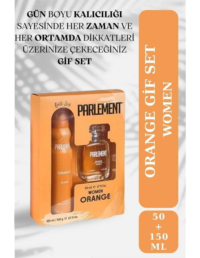 Parlement Orange Women Set Parfüm 50 Ml Edt&150 Ml