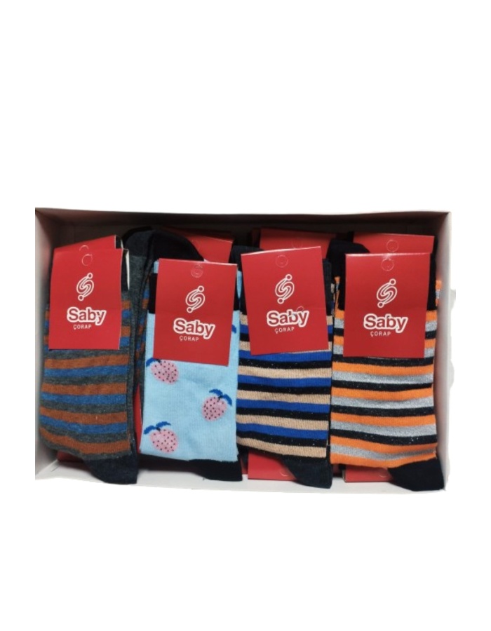 24 ADET MEVSİMLİK EKONOMİK LÜX ÇORAP 37-41 UYUMLU