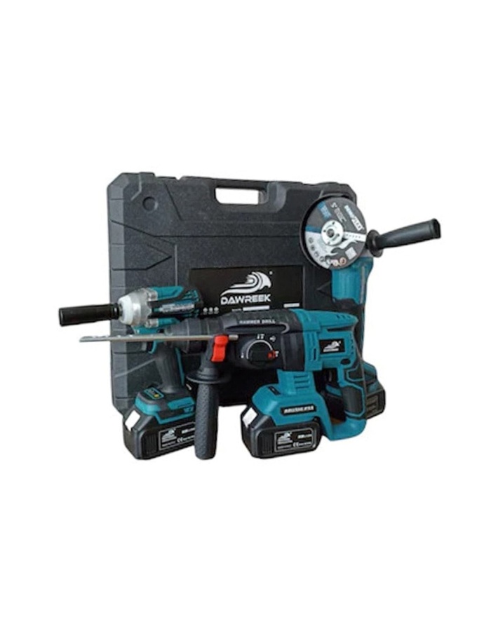 Dawreek Somun Sıkma + Şarjlı Spral + Çelik Mandrenli Matkap