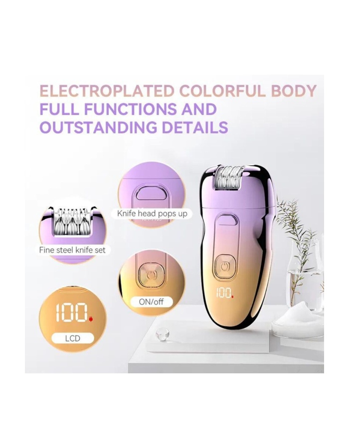 Marske Epilatör Kişiye Özel 3ü 1 Arada Yüz Ve Vücut Kıl Alma Profesyonel Ve Taşınabilir