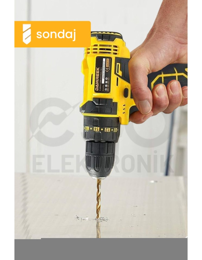Dawreek Matkap 24v Çift Bataryalı Vidalama & Sarjlı Matkap Dwr-drb23634