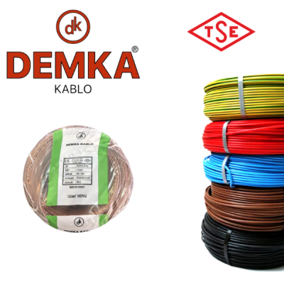 Demka 2.5luk Nya Kahve Bakır Kablo
