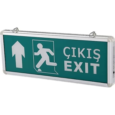 Cata Ct-9167 Yukarı Exit Acil Çıkış Tabelası