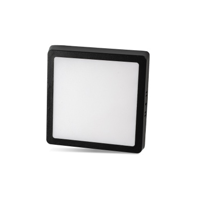 Noas 18w Sıvaüstü Kare Panel Siyah Kasa Beyaz Işık