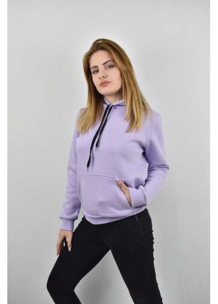 ZİDAN 485 3 İPLİK KAPŞONLU İÇİ PAMUKLU KADIN SWEATSHIRT