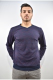 ZİDAN E-100 LABİRENT KUMAŞ V YAKA ERKEK SWEATSHIRT