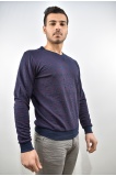 ZİDAN E-100 LABİRENT KUMAŞ V YAKA ERKEK SWEATSHIRT