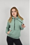 ZİDAN 485 3 İPLİK KAPŞONLU İÇİ PAMUKLU KADIN SWEATSHIRT