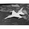 F16 Şavaş Uçağı Kart Kit Beyaz 4462185