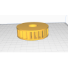 Buhar Türbini Modeli 608 rulman altı. Boyutlar 70x70x21mm. 3D851495