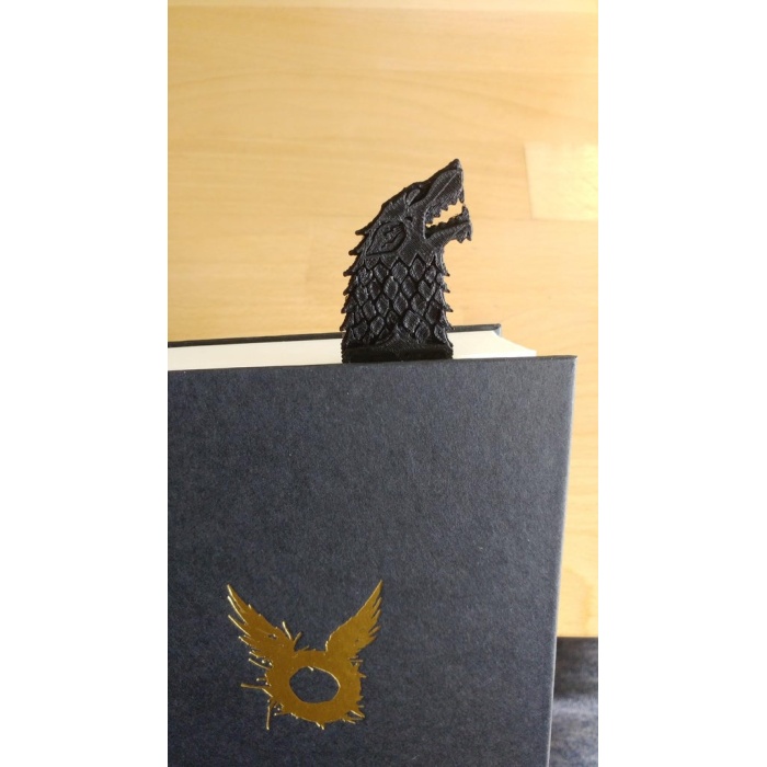 Direwolf Sword Bookmark - Game of Thrones - Kitap Ayracı Siyah 2339568
