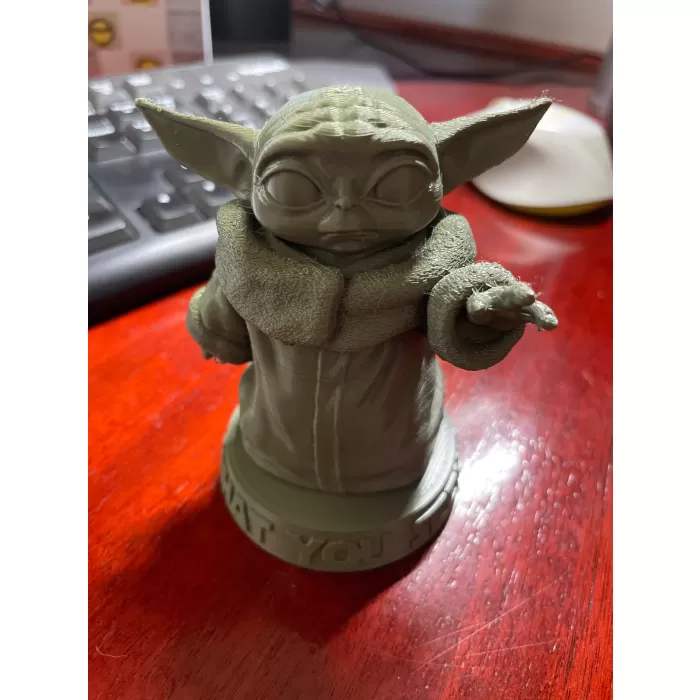 Baby Yoda, Bebek Yoda Figür Biblo Gri 4038181