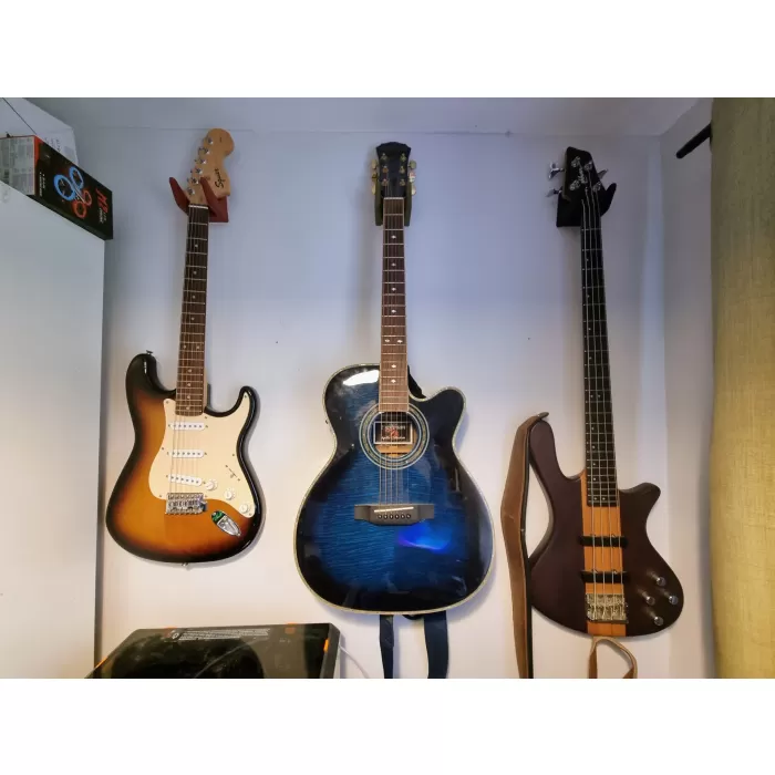 Gitar Askı Aparatı, Gitar Tutucu Askı Kahverengi 6533784