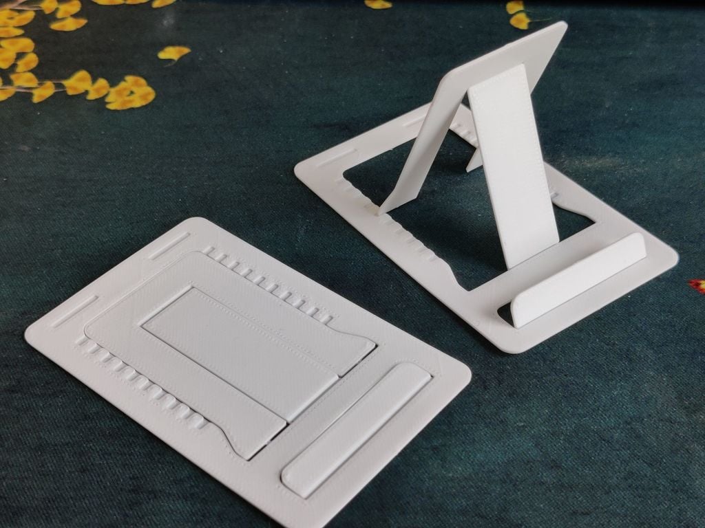 Ayarlanabilir Kredi Kartı Boyutunda Telefon Tutucu, Telefon Standı Beyaz 5424800