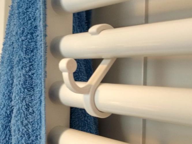 Banyo Havlu Askısı  2.5 cm Beyaz 2509573