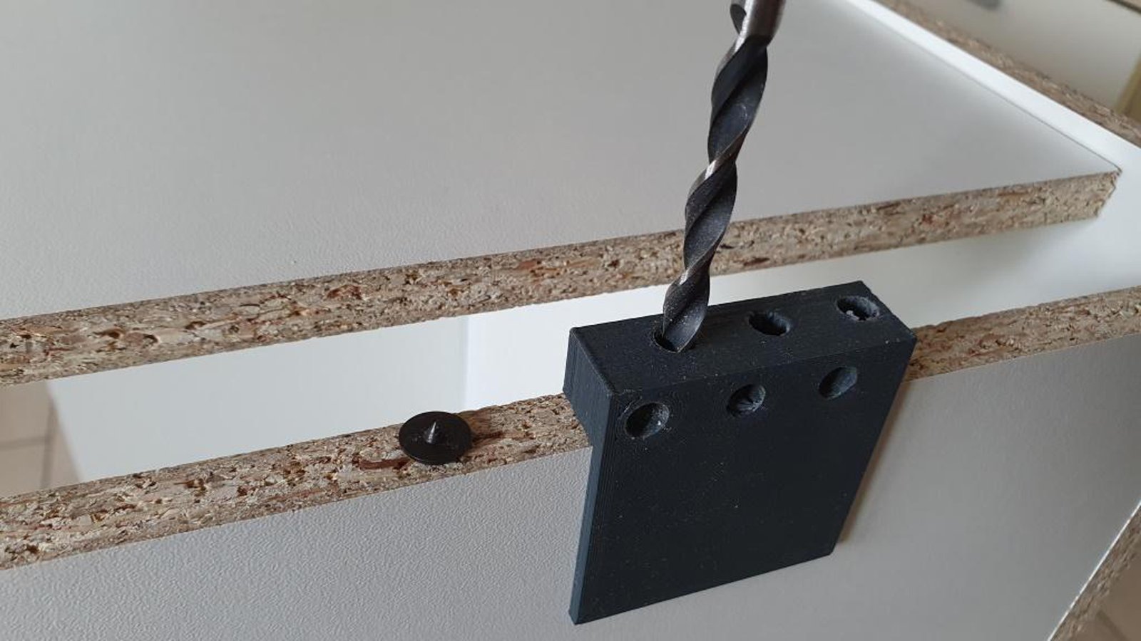 Ahşap Dübeller İçin Delme Şablonu Siyah 4586620