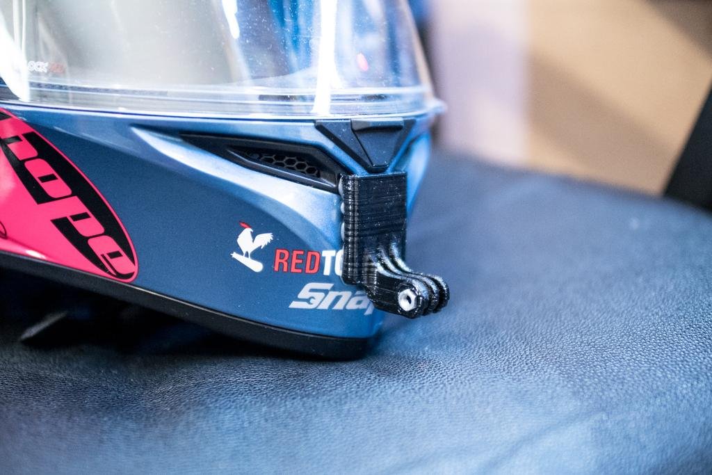 Agv K-3 Sv Kask Gopro Montaj Adaptörü - İnce Sürüm Siyah 3546846