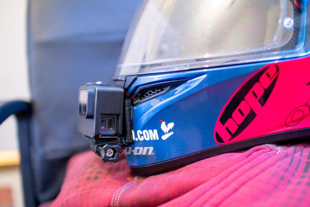 Agv K-3 Sv Kask Gopro Montaj Adaptörü - İnce Sürüm Siyah 3546846