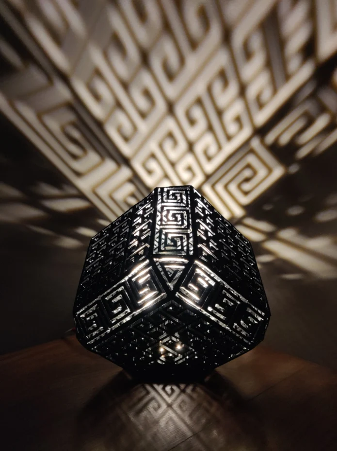 Yunan Menderes Lambası Siyah 3434805